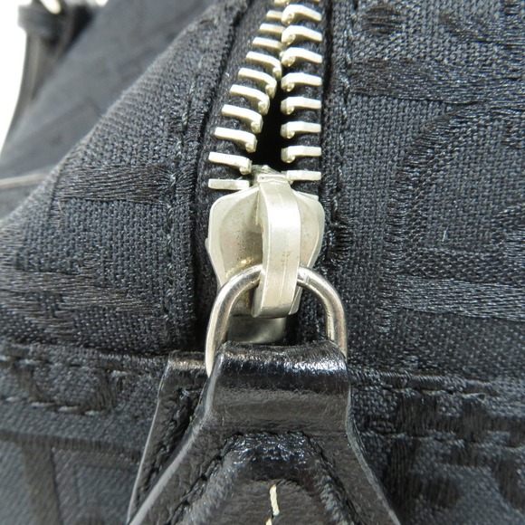 Christian Dior Trotter Pattern Rose Embroidery Handbag Canvas - Picture 6 of 8